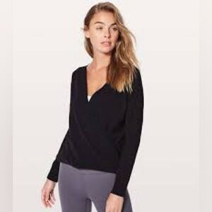 Lululemon Full Freedom LS Black Shirt PTP 21”